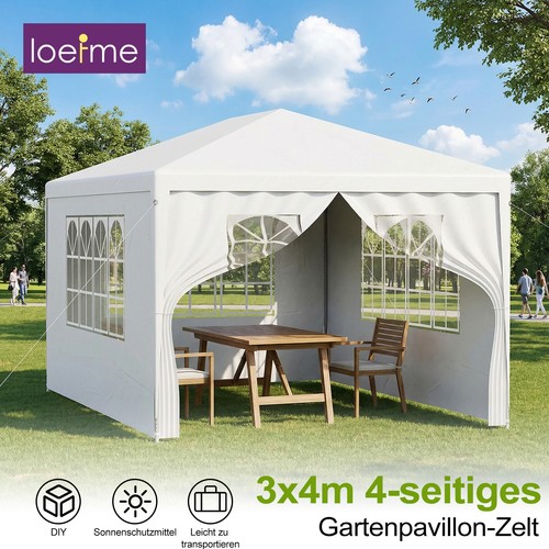 Gazebo 3x3m 3x4m impermeabile - 3x3m/3x4m,