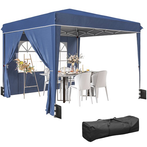 Outsunny gazebo pieghevole - outsunny, 3x3