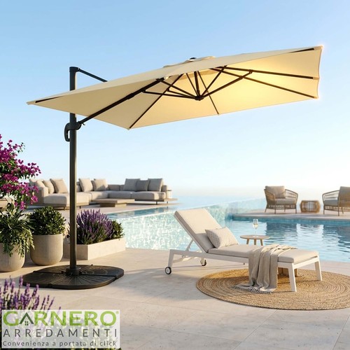 Ombrellone giardino 3x3m - ombrellone, da